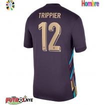 Camiseta Inglaterra Kieran Trippier #12 Visitante Equipación Eurocopa 2024 manga corta